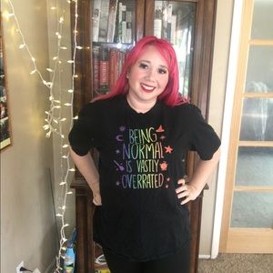 Being Normal is Vastly Overrated t shirt Halloweentown
